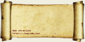 Jana Burmaz vizit kartica